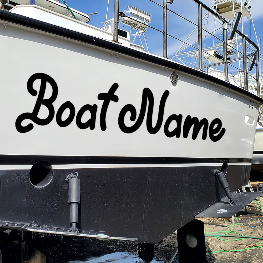 Fishing Boat Oar - 1 шт. наклейка для лодки, индивидуальная,
